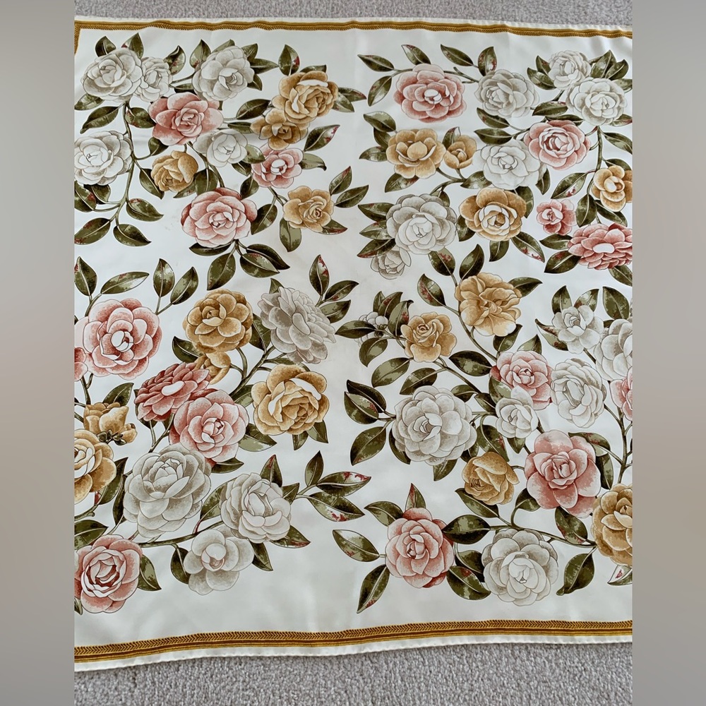 Beautiful Floral Chanel Scarf